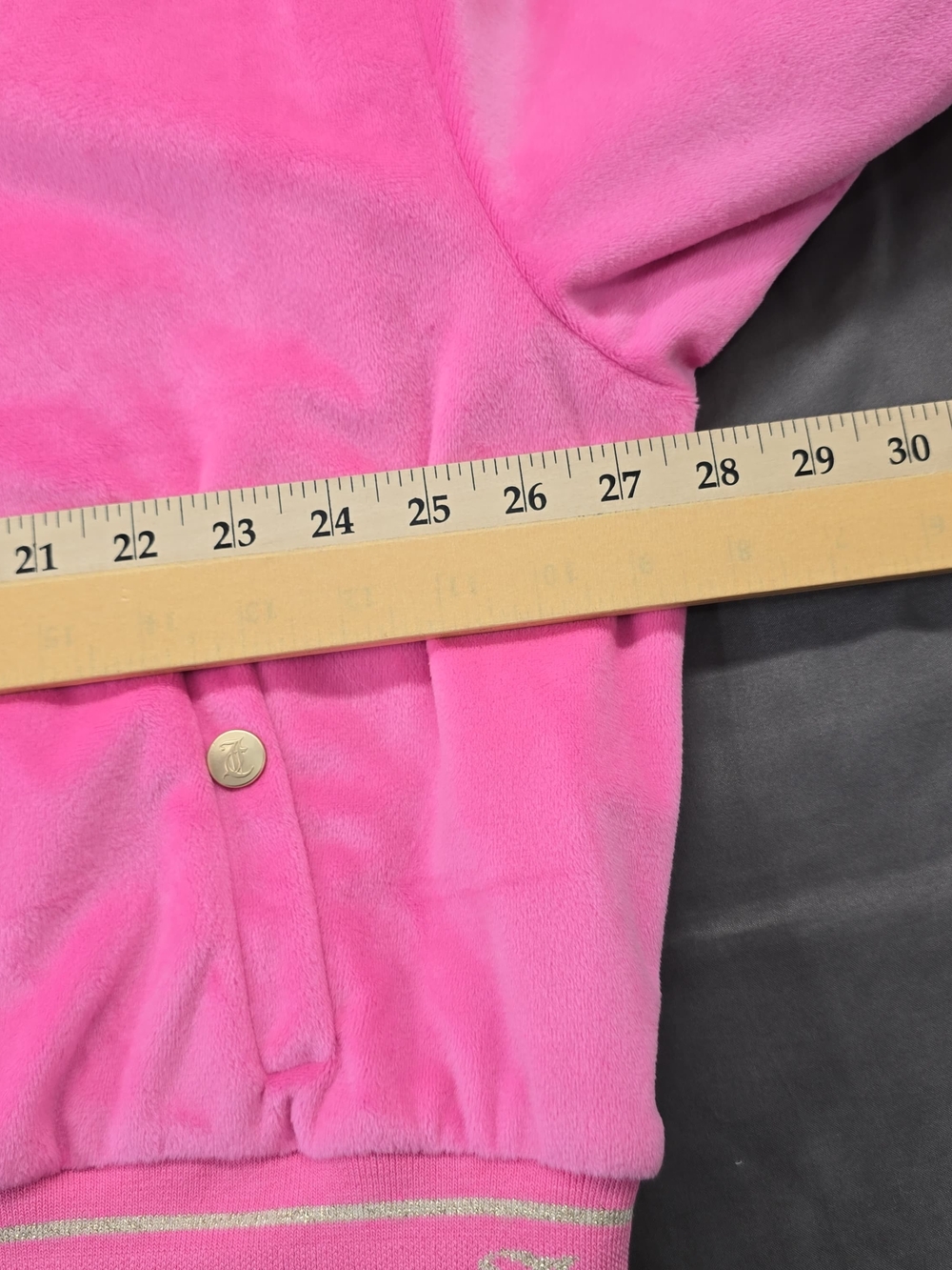Women's Juicy Couture Reversible Bomber Jacket in Retro Pink 3X Gold/Pink - Picture 10 of 15